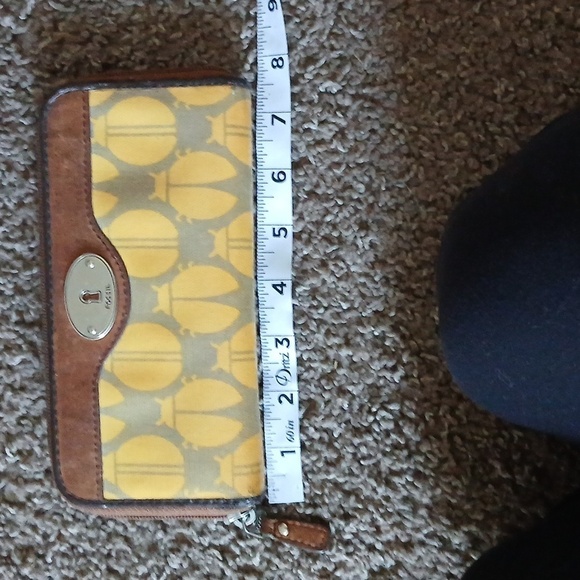 Vintage fossil yellow lady bug Key Per wallet - Picture 12 of 13
